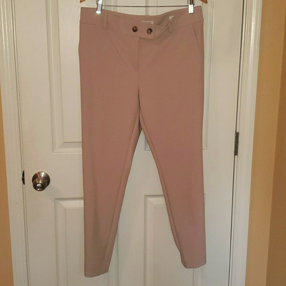LOFT Slim BEIGE Pant Size 10